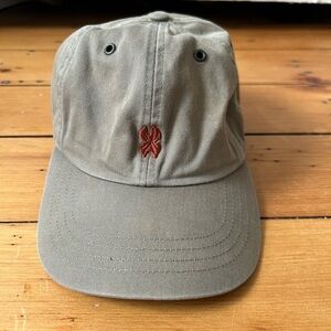 Lucky brand green baseball cap four leaf clover sun worn Irish st patty